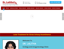 Tablet Screenshot of lalithauro.com